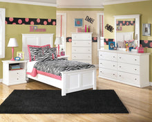 Load image into Gallery viewer, Bostwick Shoals - White - 6 Pc. - Dresser, Mirror, Chest, Full Panel Bed