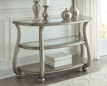 Load image into Gallery viewer, Coralayne - Silver Finish - Sofa Table