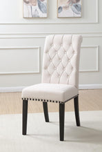 Load image into Gallery viewer, Beige - Phelps Upholstered Side Chairs Beige And Smokey Black (Set of 2)