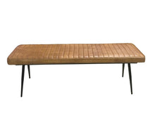 Load image into Gallery viewer, Camel - Misty Cushion Side Bench Camel And Black