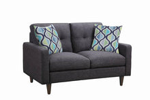Load image into Gallery viewer, Grey - Watsonville Tufted Back Loveseat Grey