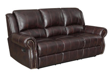 Load image into Gallery viewer, Sir Rawlinson Motion Collection - Dark Brown - Sir Rawlinson Nailhead Trim Motion Sofa Dark Brown