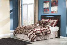 Load image into Gallery viewer, Zanbury - Merlot - Queen/Full Panel Headboard