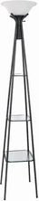 Load image into Gallery viewer, Versatile Shelf Tower Floor Lamp Charcoal Black