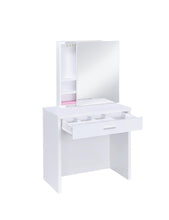 Load image into Gallery viewer, White - 2-piece Vanity Set With Lift-top Stool White