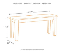 Load image into Gallery viewer, Berringer - Rustic Brown - Large Dining Room Bench