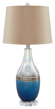 Load image into Gallery viewer, Johanna - Blue/Clear - Glass Table Lamp (2/CN)