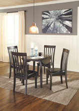 Load image into Gallery viewer, Hammis - Dark Brown - Round DRM Drop Leaf Table