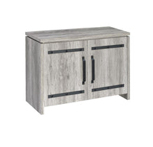 Load image into Gallery viewer, 2-door Accent Cabinet Grey Driftwood