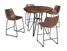 Load image into Gallery viewer, Centiar - Brown - Upholstered Barstool (2/CN)