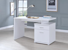 Load image into Gallery viewer, Irving Collection - Irving 2-drawer Office Desk With Cabinet White