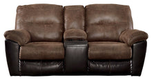 Load image into Gallery viewer, Follett - Coffee - DBL Rec Loveseat w/Console