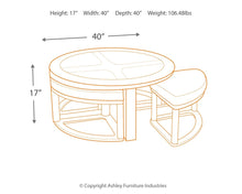Load image into Gallery viewer, Marion - Dark Brown - Cocktail TBL w/4 Stools (5/CN)