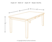 Load image into Gallery viewer, Ralene - Medium Brown - RECT DRM Butterfly EXT Table