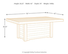 Load image into Gallery viewer, Sommerford - Brown - Rectangular Dining Room Table