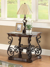 Load image into Gallery viewer, Living Room :traditional Occasional Tables - Sir Rawlinson End Table Deep Merlot And Clear