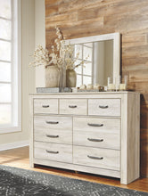 Load image into Gallery viewer, Bellaby - Whitewash - 6 Pc. - Dresser, Mirror, King Platform Bed with 2 Storage Drawers