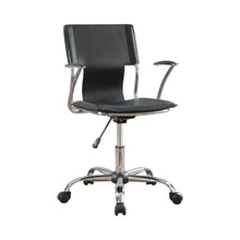 Load image into Gallery viewer, Home Office : Chairs - Black - Adjustable Height Office Chair Black And Chrome