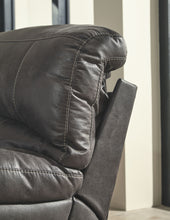 Load image into Gallery viewer, Dunwell - Steel - PWR REC Loveseat/CON/ADJ HDRST
