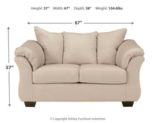 Load image into Gallery viewer, Darcy - Stone - Loveseat
