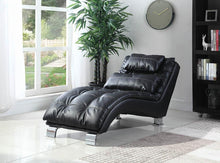 Load image into Gallery viewer, Accents : Chaises - Black - Dilleston Upholstered Chaise Black