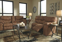 Load image into Gallery viewer, Boxberg - Bark - 3 Pc. - Reclining Sofa, Double Reclining Loveseat with Console, Champori Table Set