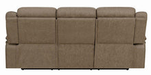Load image into Gallery viewer, Higgins Motion Collection - Tan - Higgins Pillow Top Arm Upholstered Motion Sofa Tan
