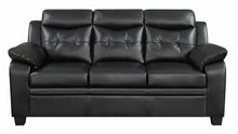 Load image into Gallery viewer, Black - Finley Tufted Upholstered Sofa Black