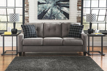 Load image into Gallery viewer, Brindon - Charcoal - 3 Pc. - Sofa, Accent Chair, Airdon Table Set