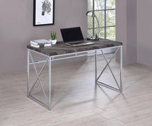 Load image into Gallery viewer, Grimma Collection - Grimma Writing Desk Rustic Grey Herringbone