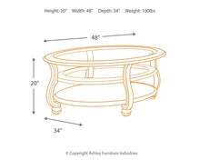 Load image into Gallery viewer, Coralayne - Silver Finish - Oval Cocktail Table