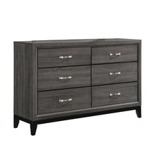 Load image into Gallery viewer, Watson 6-drawer Dresser Grey Oak And Black