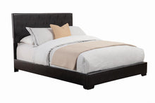 Load image into Gallery viewer, Conner Collection - Black - Conner Twin Upholstered Panel Bed Black