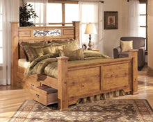 Load image into Gallery viewer, Bittersweet - Light Brown - Queen Poster Bed