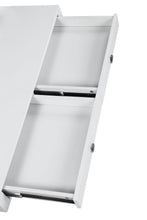 Load image into Gallery viewer, Gemma Collection - Gemma 2-drawer Writing Desk Glossy White And Chrome