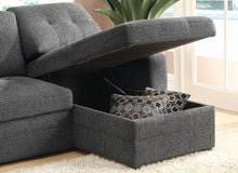 Load image into Gallery viewer, Gus Sectional - Charcoal - Gus Sleeper Sectional Sofa Charcoal