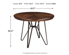 Load image into Gallery viewer, Centiar - Two-tone Brown - Round Dining Room Table
