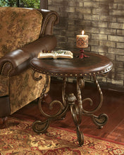 Load image into Gallery viewer, Rafferty - Dark Brown - Round End Table