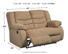 Load image into Gallery viewer, Tulen - Mocha - Reclining Loveseat