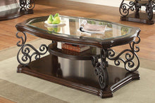 Load image into Gallery viewer, Traditional Occasional Tables - Sir Rawlinson Coffee Table Deep Merlot And Clear