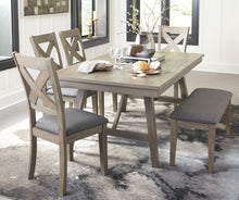 Load image into Gallery viewer, Aldwin - Gray - Upholstered Bench