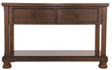 Load image into Gallery viewer, Porter - Rustic Brown - Console Sofa Table