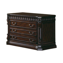 Load image into Gallery viewer, Tucker Collection - Tucker 3-drawer File Cabinet Rich Brown