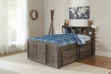 Load image into Gallery viewer, Wrangle Hill Collection - Wrangle Hill Twin Storage Bed Gun Smoke