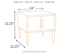 Load image into Gallery viewer, Kisper - Dark Brown - Square End Table