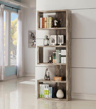 Load image into Gallery viewer, Home Office : Bookcases - 5-tier Bookcase Salvaged Cabin