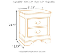 Load image into Gallery viewer, Alisdair - Dark Brown - Two Drawer Night Stand