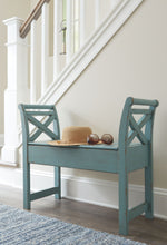 Load image into Gallery viewer, Heron Ridge - Blue - Accent Bench