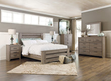 Load image into Gallery viewer, Zelen - Warm Gray - 6 Pc. - Dresser, Mirror, Chest, Queen Panel Bed