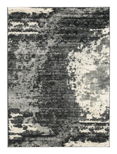 Load image into Gallery viewer, Roskos - Black/Cream/Gray - Large Rug